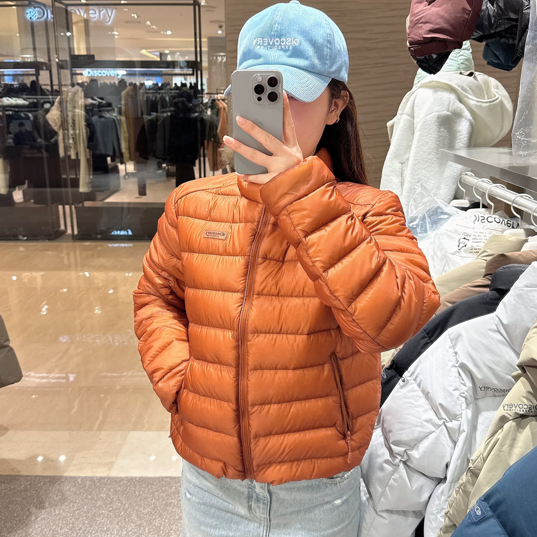 韓國 Discovery Women's Olbert Goose Down Lightweight Padding (鵝絨)【DY124】