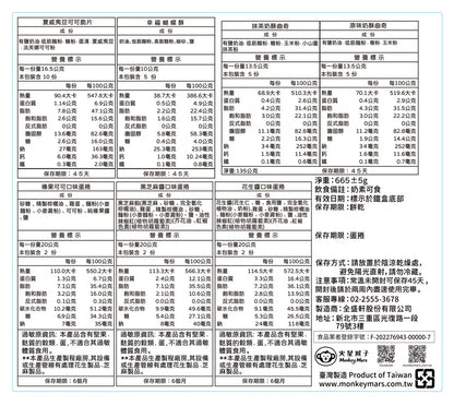 台灣 Monkeymars 火星猴子綜合禮盒 (中秋款)【SQ007】