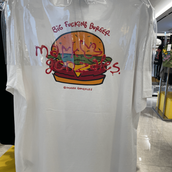 韓國 Mark Gonzales No.18 Hamburger Graphic Tee - STT Mall HK 靚太網購