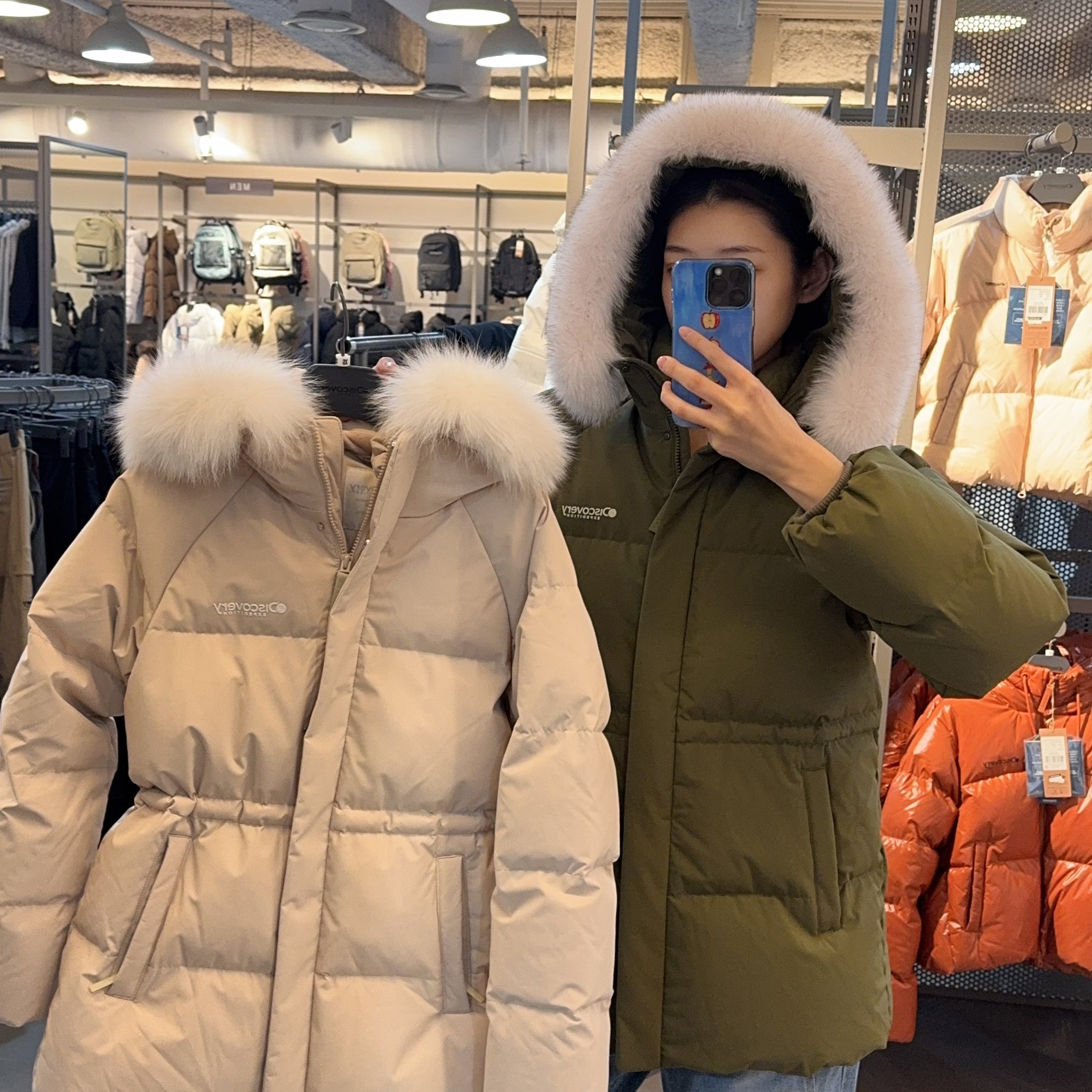 韓國 Discovery Women's Kelly Goose Down Mid-Padding (鵝絨)【DY183】