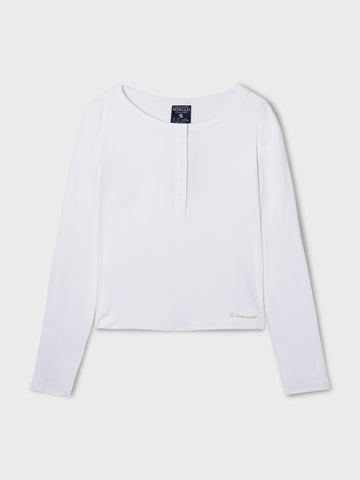 韓國 Who.A.U Ribbed Henry Neck T-shirt【WA220】