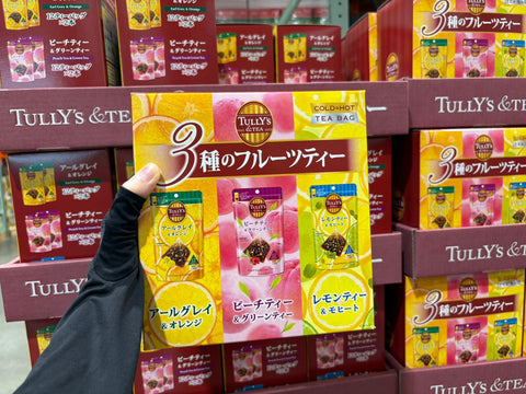 日本Costco C74314 伊藤園 TULLYS & TEA 水果茶 3種風味 72 袋裝【CJ220】