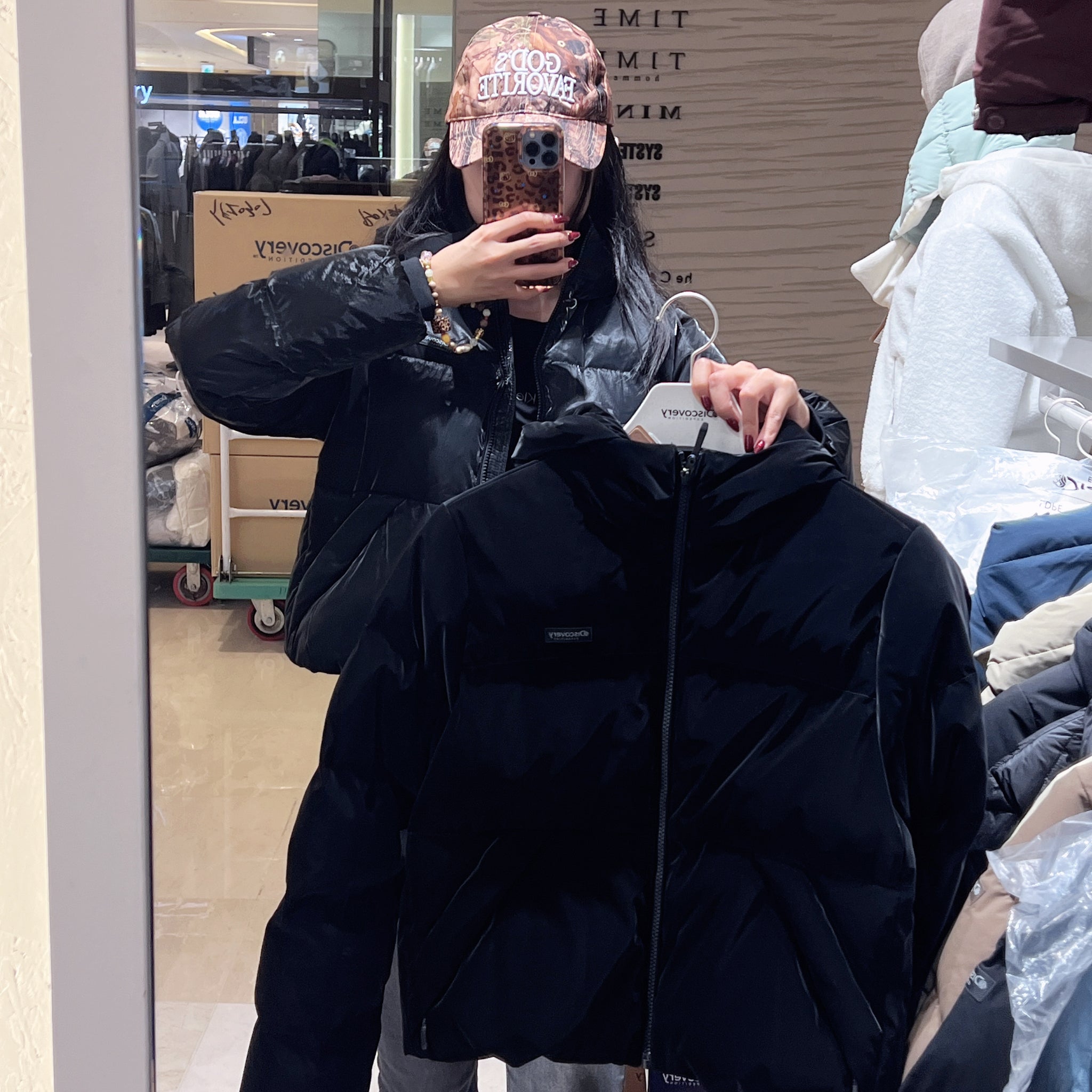 韓國 Discovery Women's New Olia Glow Down Short Padding【DY073】