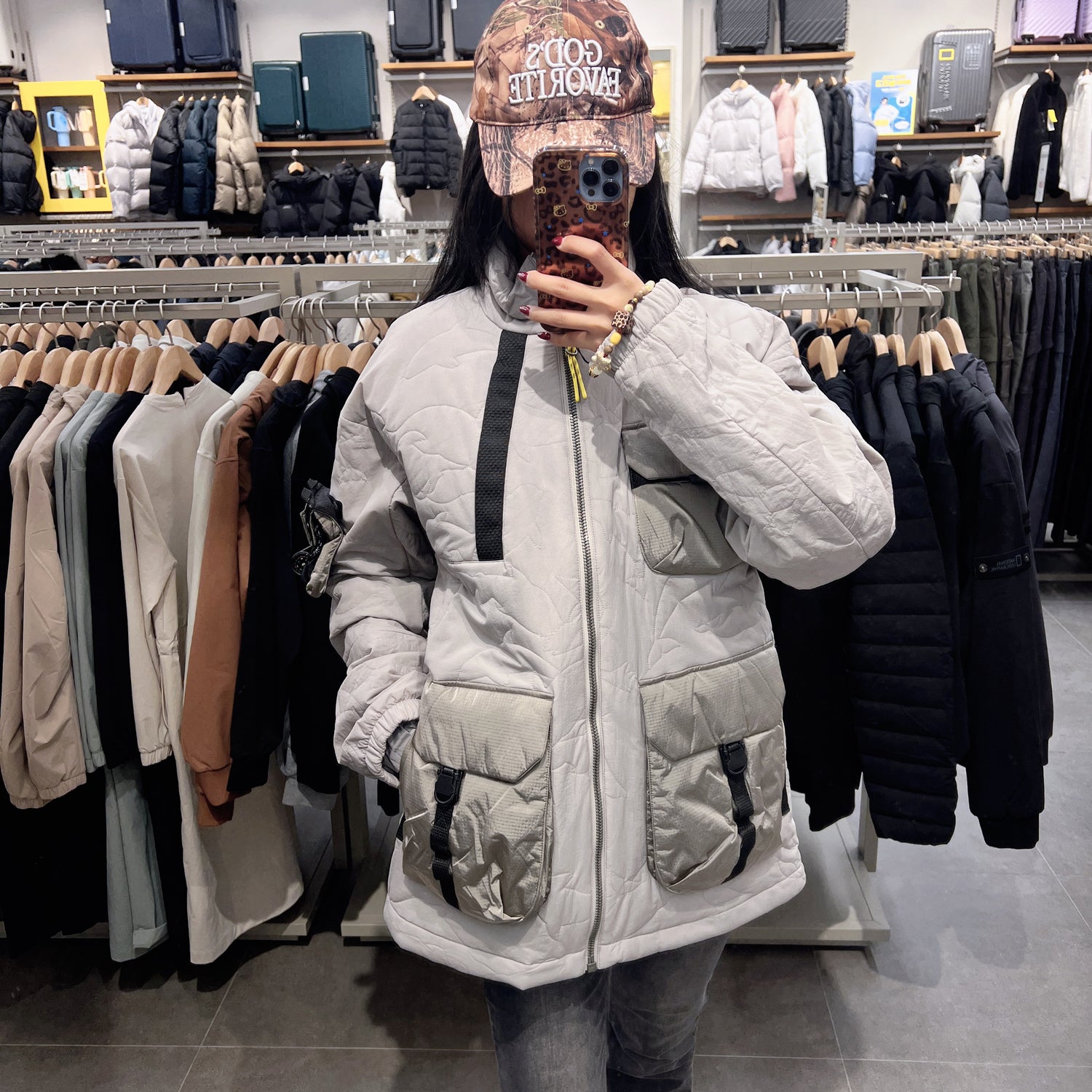 韓國 National Geographic Filmmaker Mountaineer Quilted Padded Jacket【NG230】