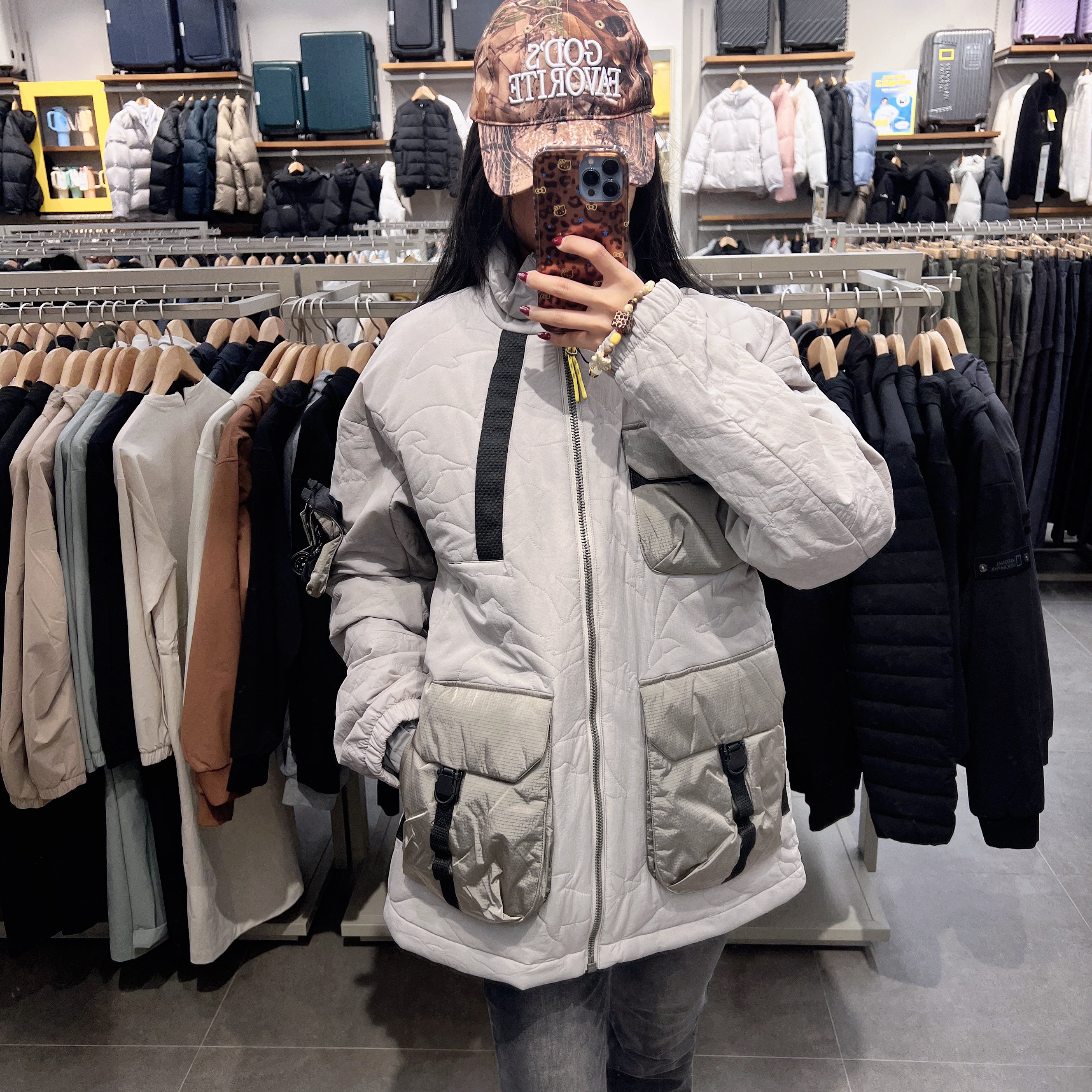 韓國 National Geographic Filmmaker Mountaineer Quilted Padded Jacket【NG230】