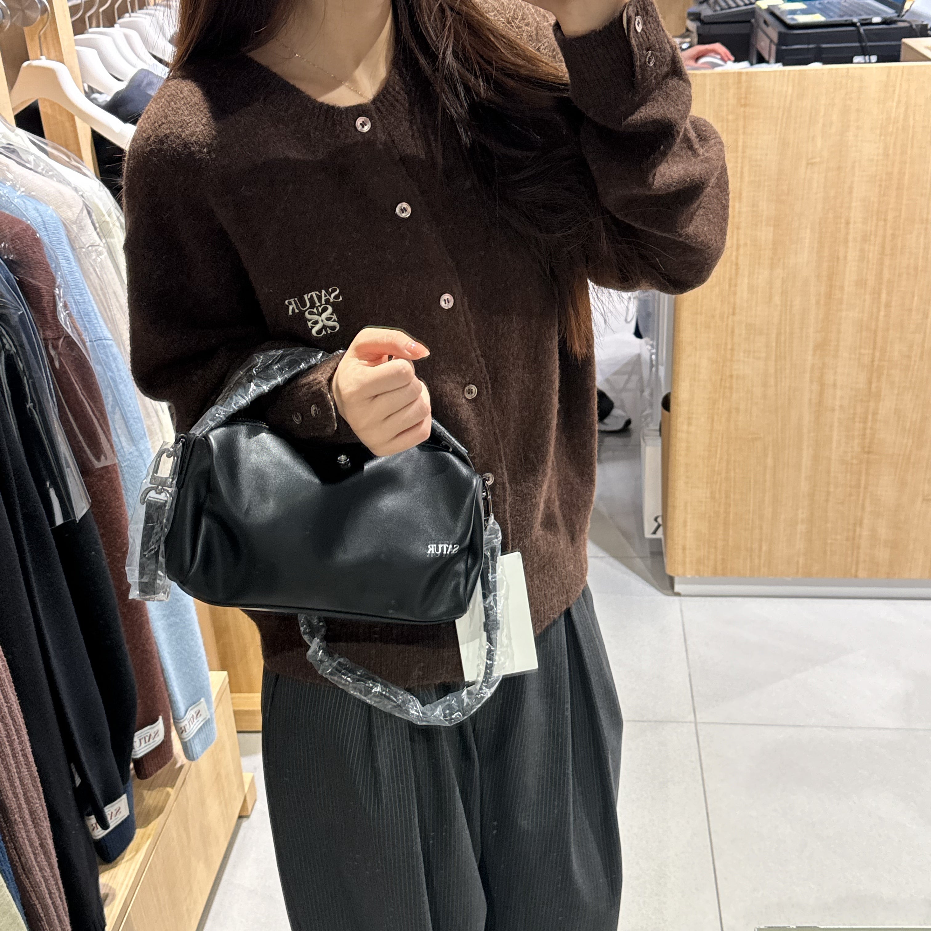 韓國 Satur Verona Small Square Bag【SR183】
