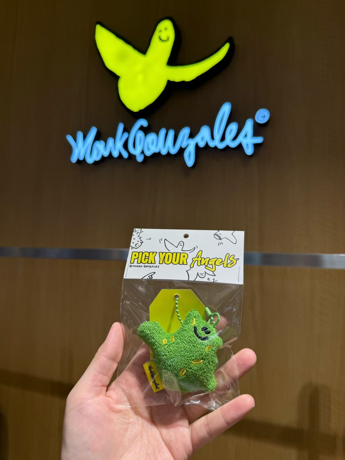 韓國 Mark Gonzales Pick Your Angel Keychain【MG241】