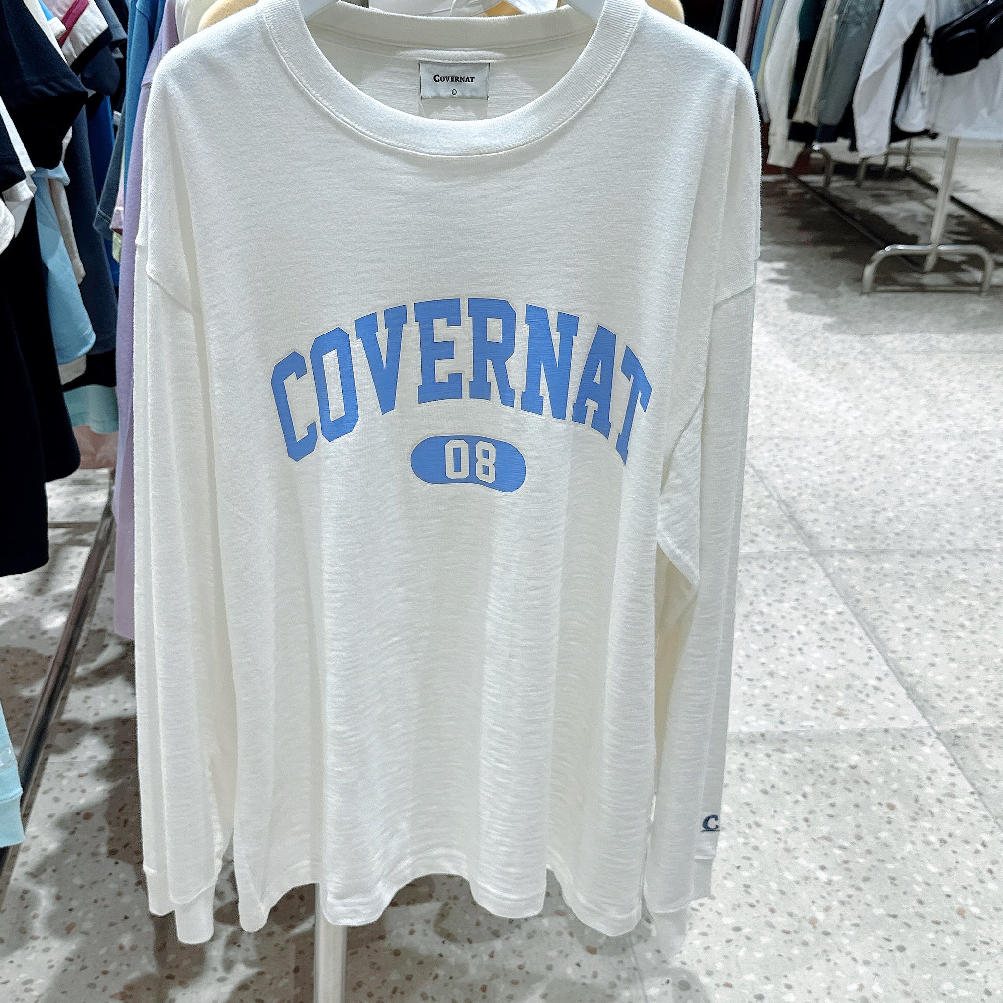 韓國 Covernat Slub Arch Logo Long Sleeve【CO072】