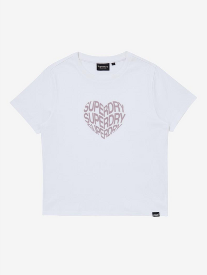 韓國 Superdry Heart Logo T-Shirt【SU134】
