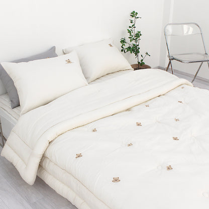 韓國 刺繡表情小熊莫代爾【SM412】