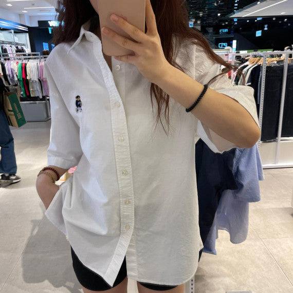 韓國 SPAO No.5 Short Sleeve Oxford Shirt - STT Mall HK 靚太網購