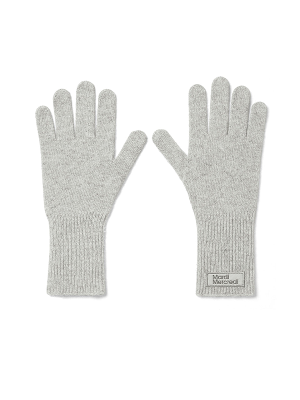 韓國 Mardi Mercredi Wool Glove Square Logo【MM218】