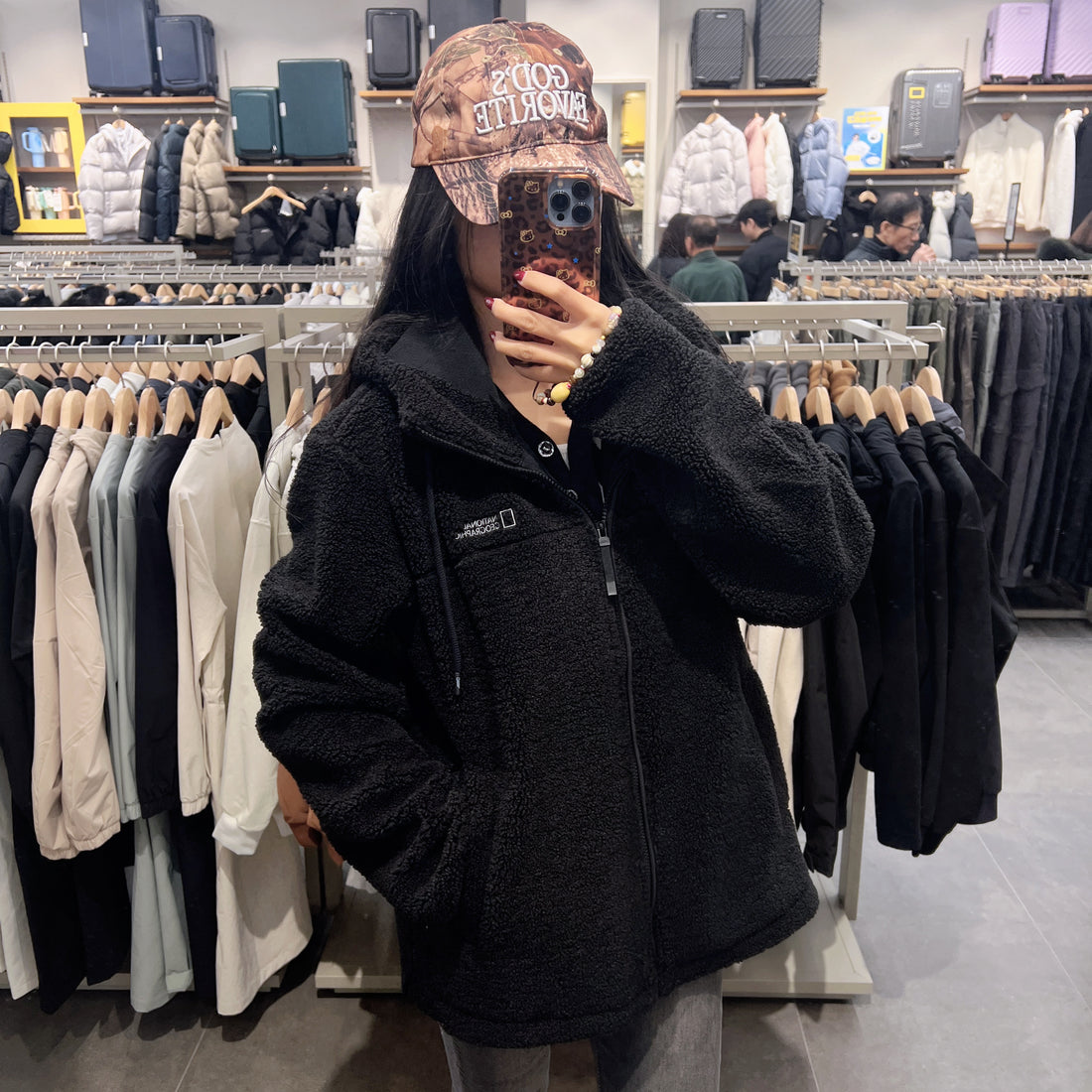 韓國 National Geographic Kotoni Hoodie Fleece Jacket【NG189】