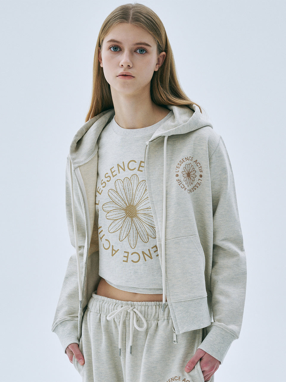 韓國 Mardi Mercredi Hoodie Sweat Jumper Emblem Needlework【MM240】