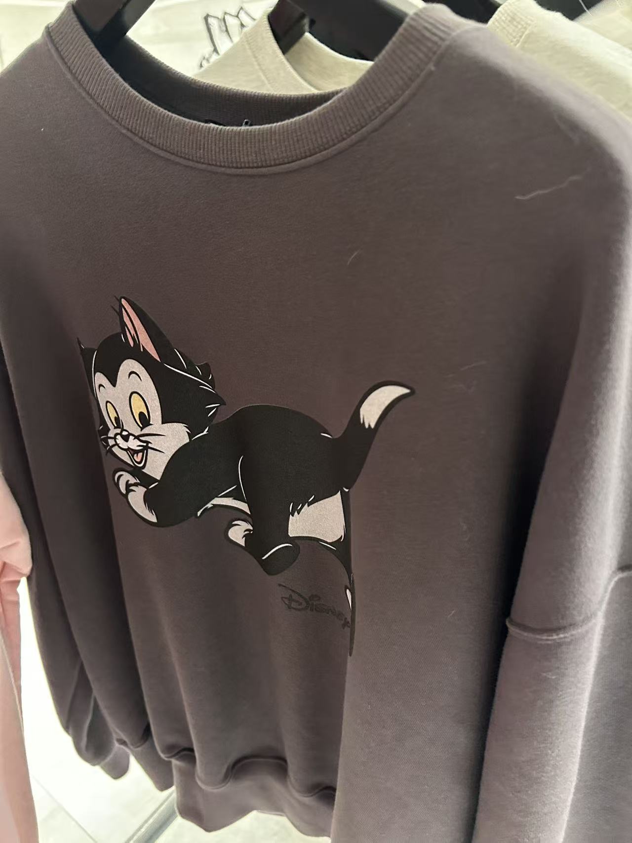韓國 Nick Nicole Love Logo Disney Figaro Sweatshirt【NK084】