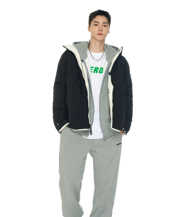 韓國 Nerdy MUHLY REVERSIBLE LOGO JACKET【NY218】