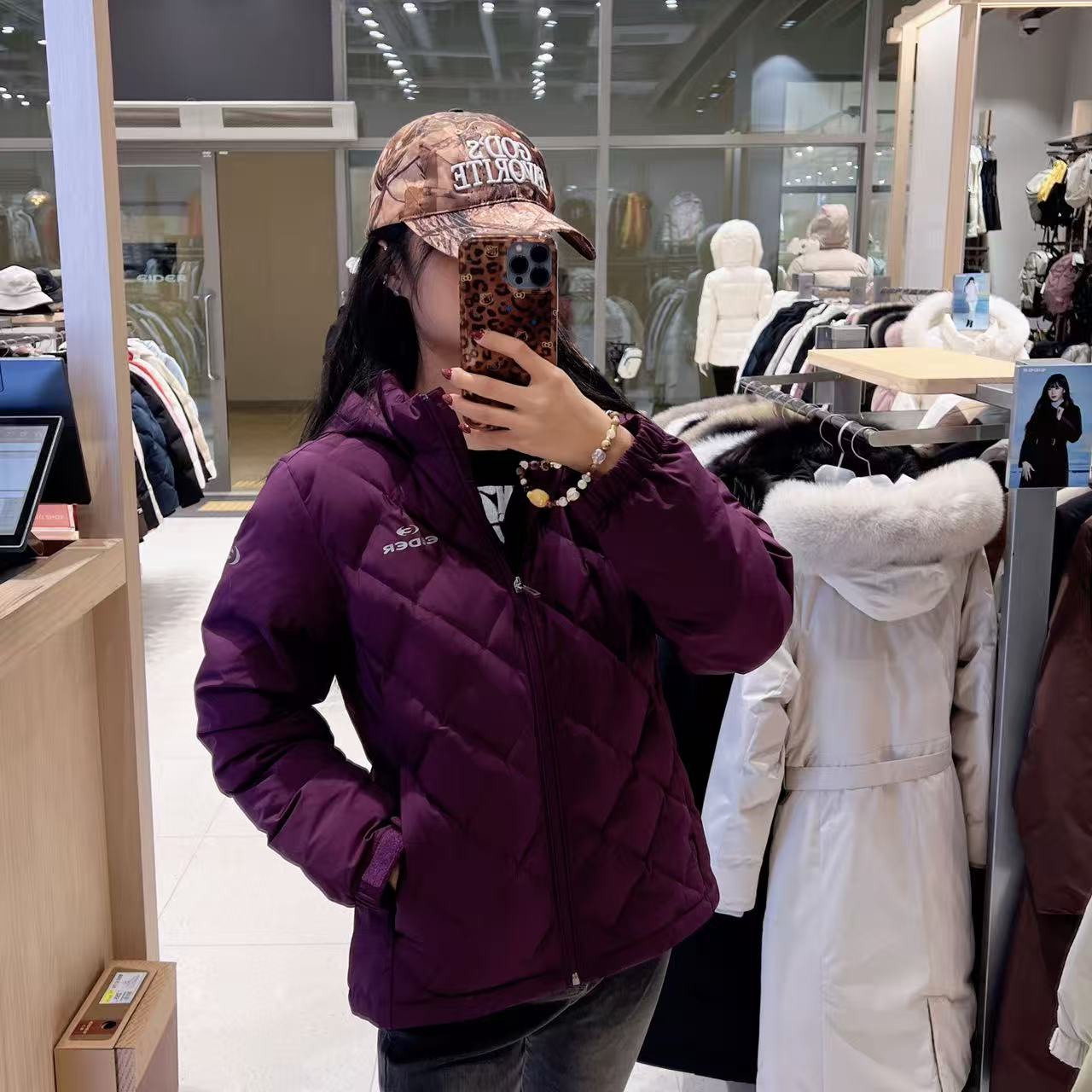 韓國 Eider POP Tube Women's Hybrid Down Jacket (鴨絨)【ER082】