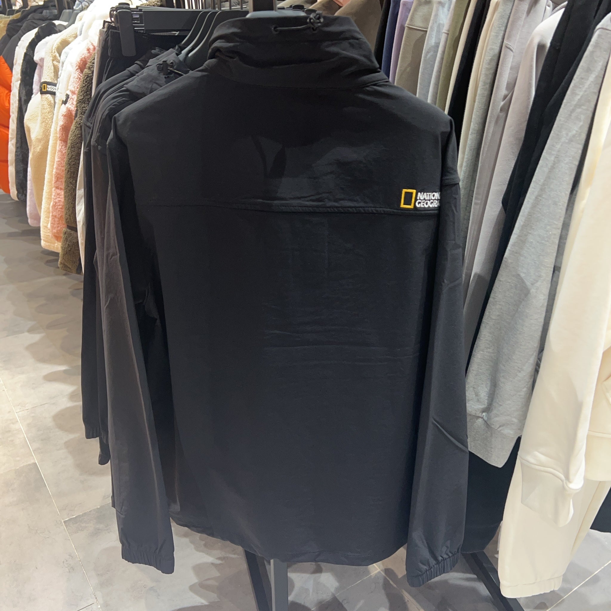 韓國 National Geographic Unisex Archelon Woven Stretch Training High Neck Anorak【NG329】