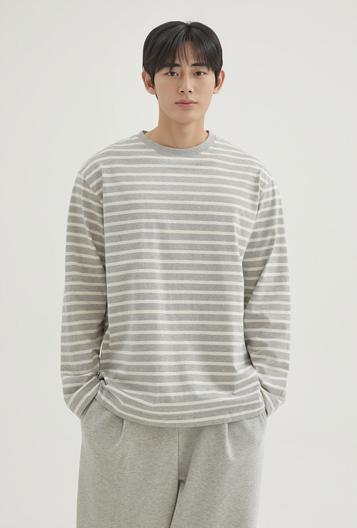 韓國 SPAO Loose Fit Long Sleeve T-Shirt【SP320】