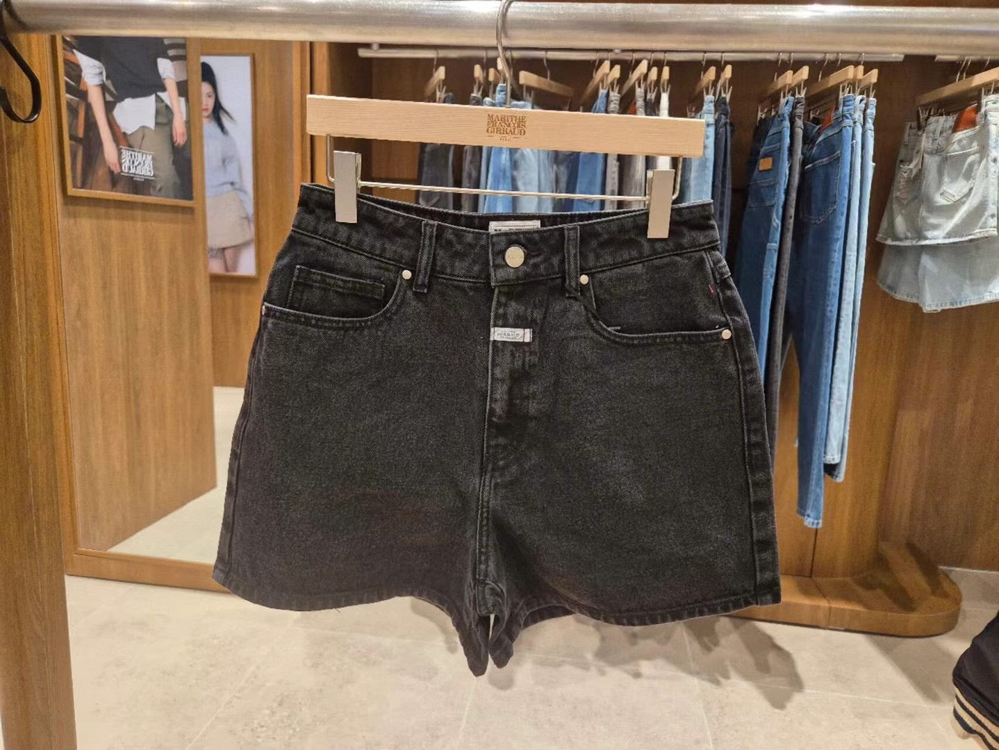 韓國 Marithe Francois Girbaud Women's DENIM SHORTS【MF496】