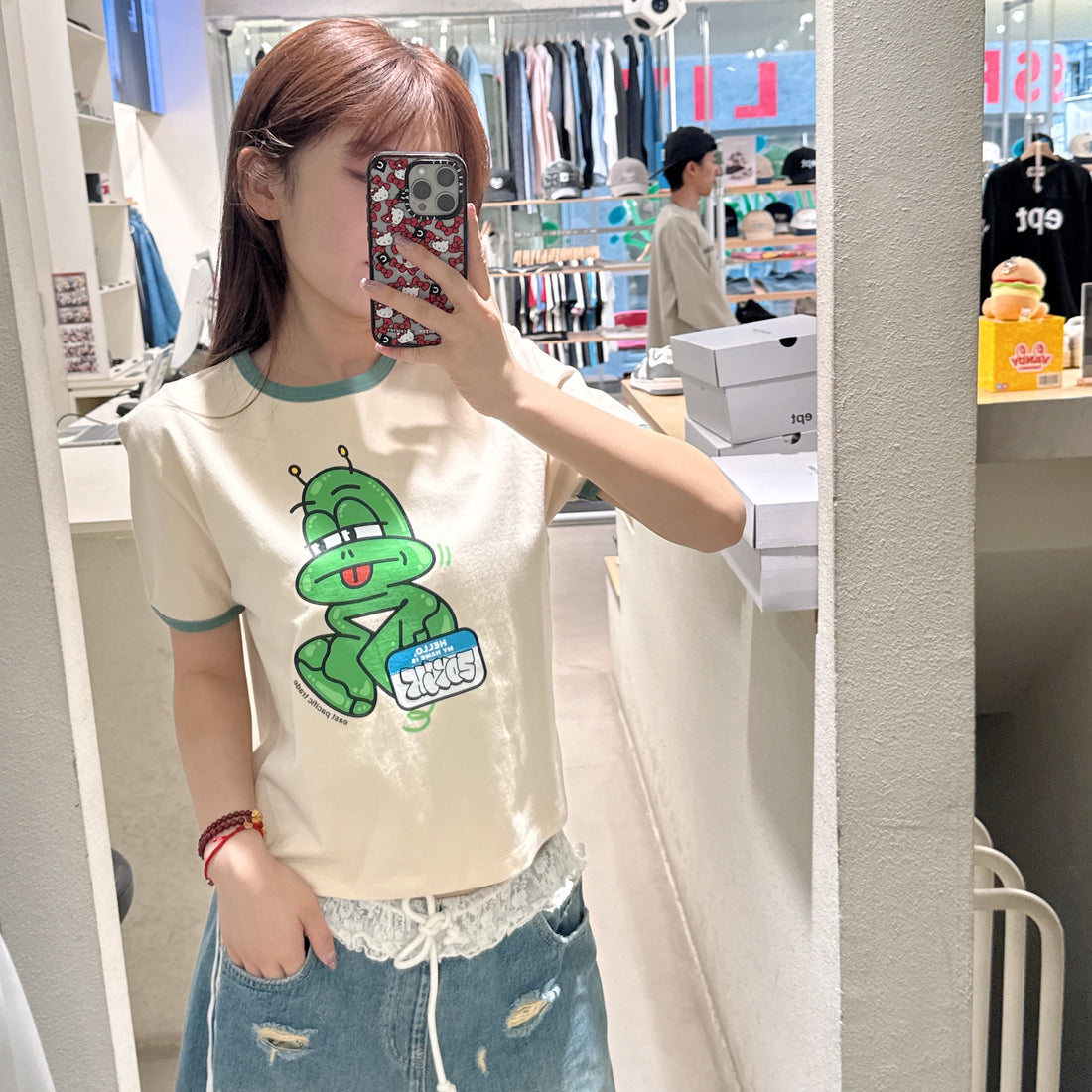 韓國 EPT Nibble Friends Ringer T-shirts【EP032】