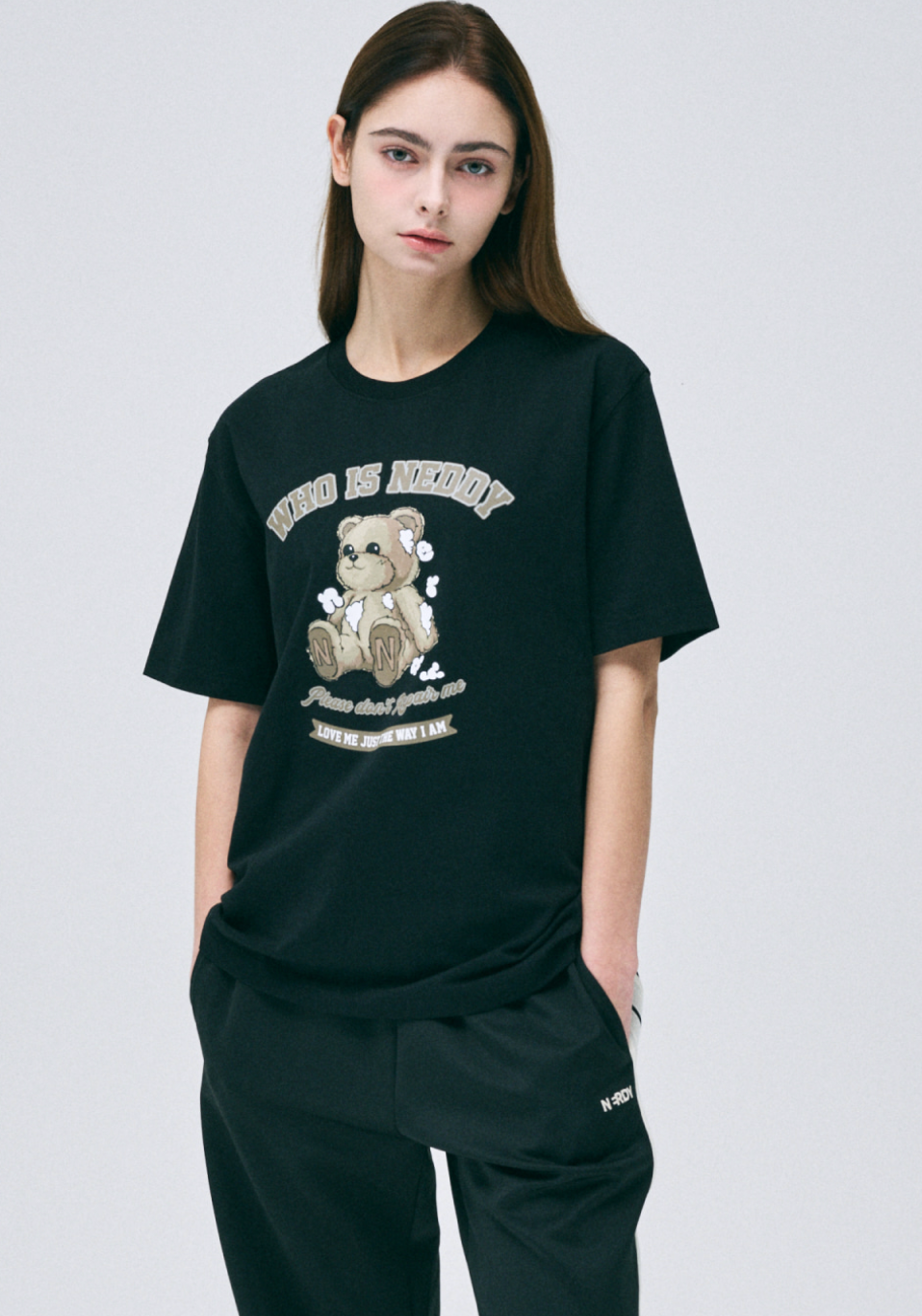 韓國 Nerdy Who Is Neddy S/S T-Shirt【NY032】