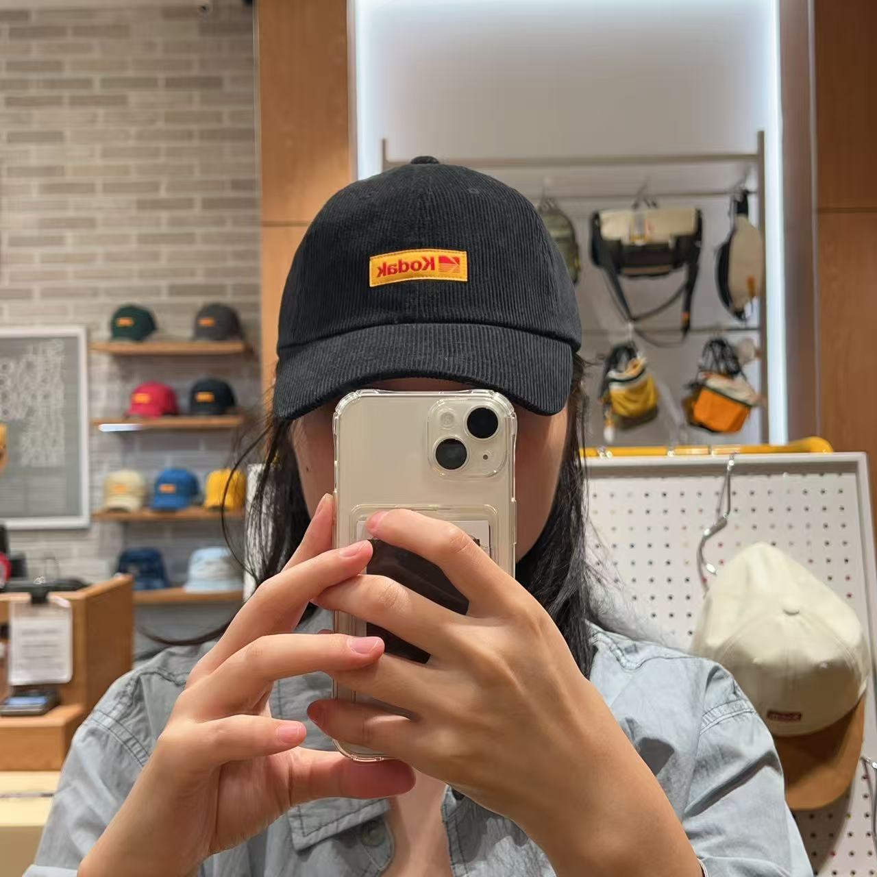 韓國 Kodak Signature Fit Corduroy Ball Cap【KK031】