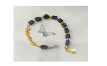 特色泥地櫻花手鏈【SE881】