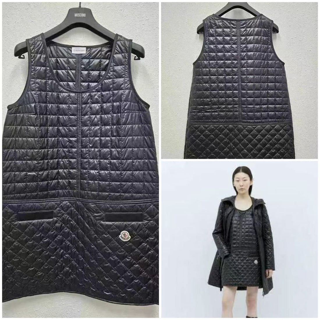 Moncler Padded Mini Dress Sleeveless Dress 【YS234】  訂金$1,000 總售價 $5880
