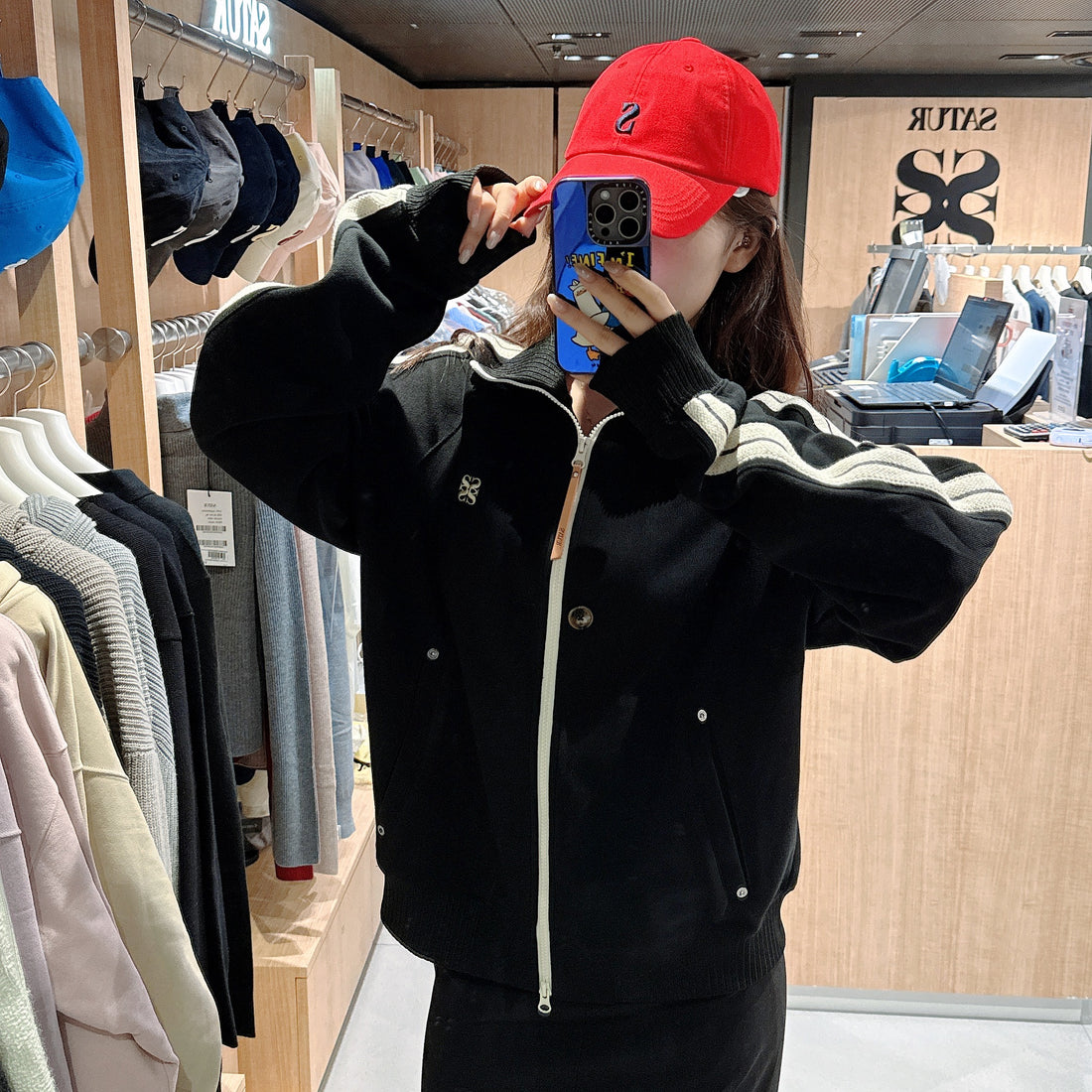 韓國 Satur Lawton All Day Track Zip-Up Jacket【SR133】