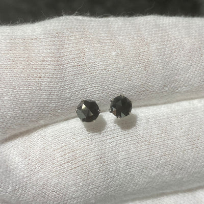 日本直送 王黑鑽耳釘【JG192】