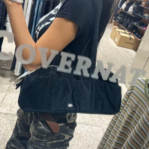 韓國 Covernat Cloverheart Bubble Corduroy Duffel Bag【CO006】