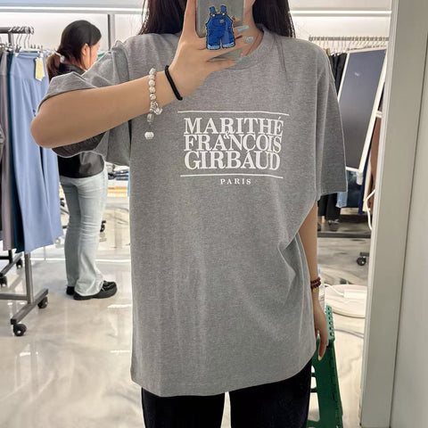 韓國 Marithe Francois Girbaud UNISEX T-SHIRTS (獨家款)【MF547】