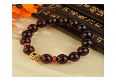 琥珀翳珀手串12+【SE896】