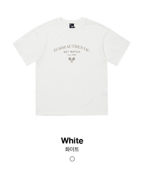 韓國 FCMM Tennis Authentic T-Shirt【FM014】