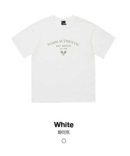 韓國 FCMM Tennis Authentic T-Shirt【FM014】