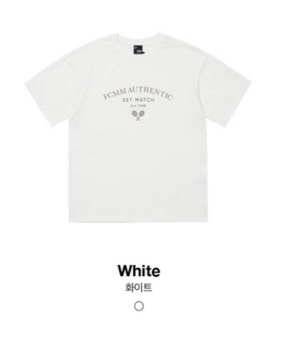 韓國 FCMM Tennis Authentic T-Shirt【FM014】
