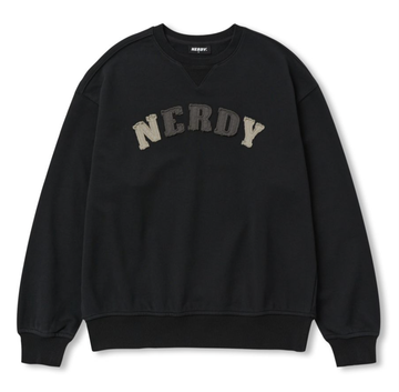 韓國 Nerdy Vintage Arch Logo Sweatshirt【NY045】