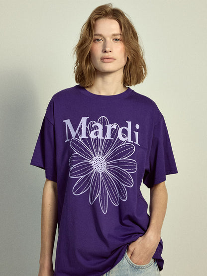 韓國 Mardi Mercredi TSHIRT FLOWERMARDI【MM032】