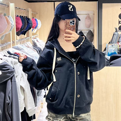 韓國 Satur Theo Cotton All Day Hooded Zip-Up【SR231】