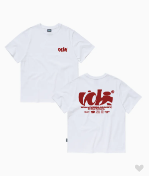 韓國 Video Jockey Back Logo T-shirt【VJ045】