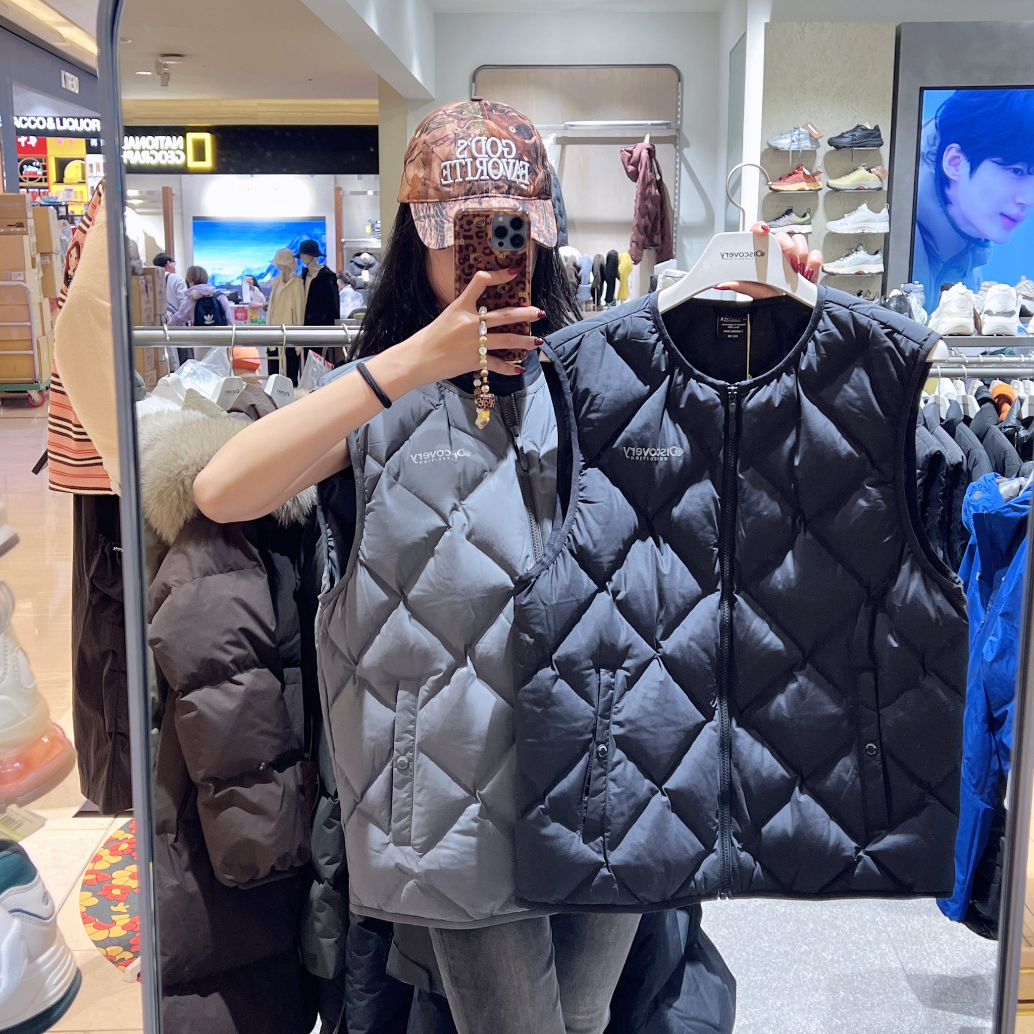 韓國 Discovery Men's Dihas Tube Down Vest【DY057】