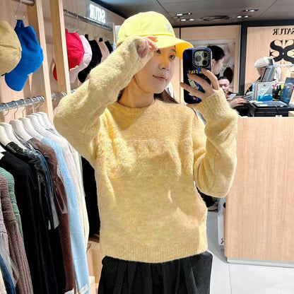 韓國 Satur Fleece Crew Neck Knit【SR176】