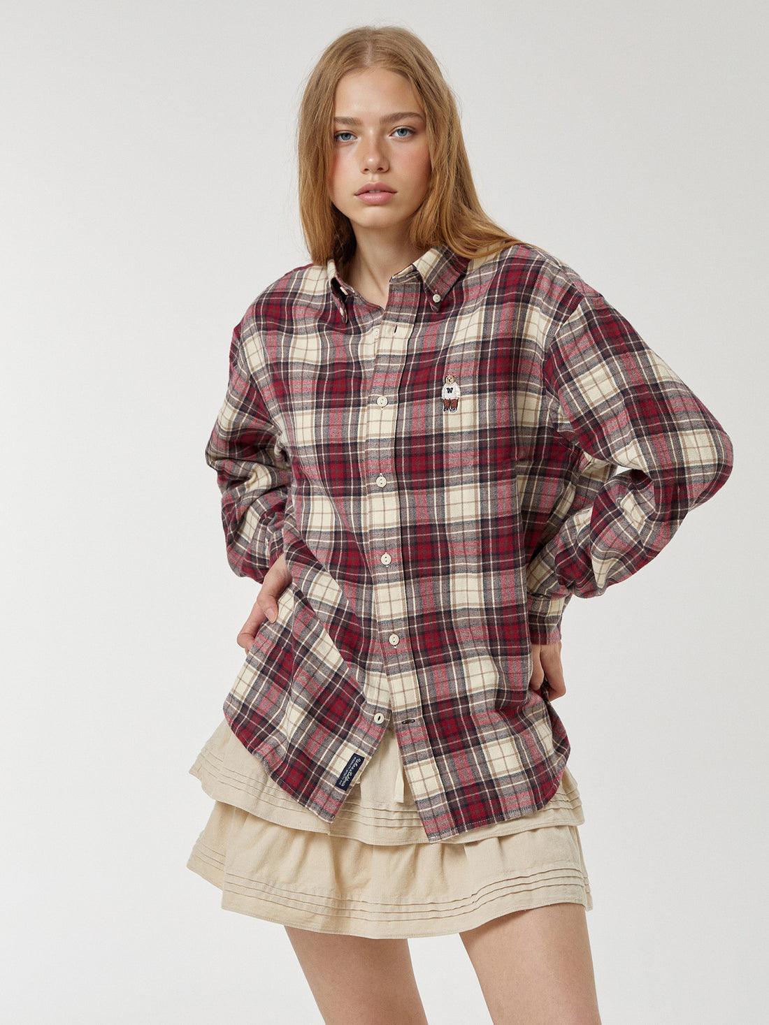 韓國 WhoAU Steve Tartan Flannel Check Shirts【WA231】