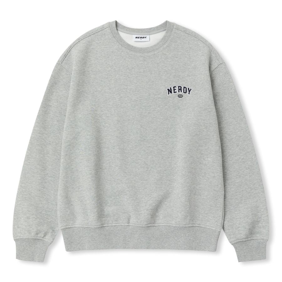 韓國 Nerdy Boucle Mini Arch Logo Sweatshirt【NY074】