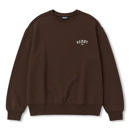韓國 Nerdy Boucle Mini Arch Logo Sweatshirt【NY074】