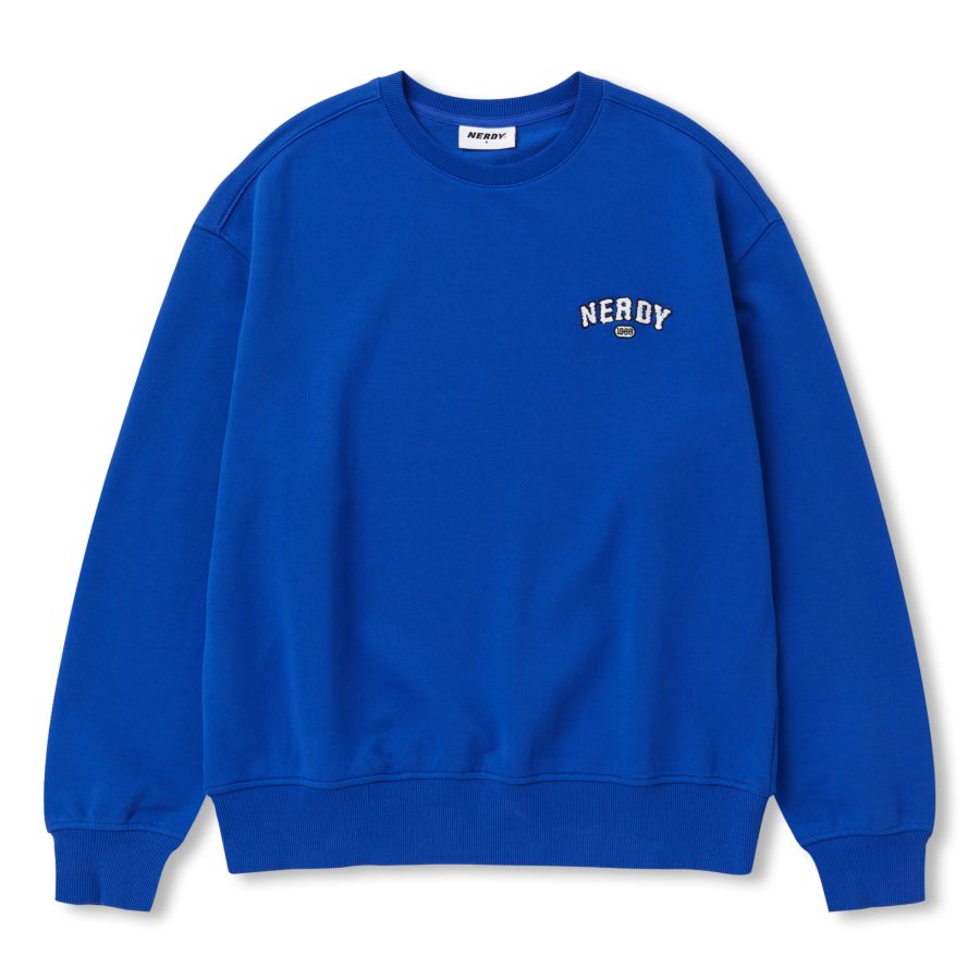 韓國 Nerdy Boucle Mini Arch Logo Sweatshirt【NY074】