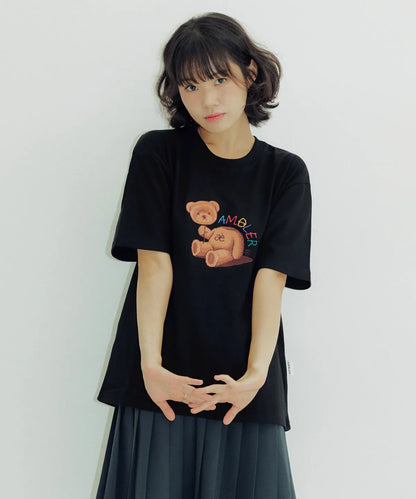 韓國 Ambler Balloon Bear Short Sleeve T-Shirt【AR106】