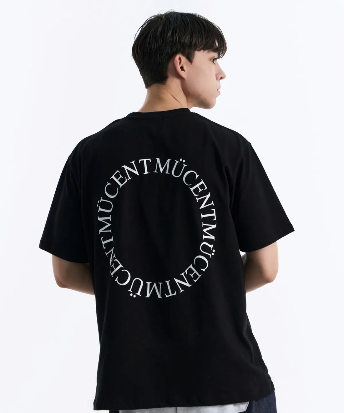 韓國 Mucent Signature Back Logo Loose Fit T-Shirt【MU024】