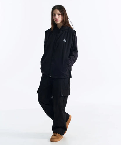 韓國 Mucent Tech Nylon Hood Vest【MU011】